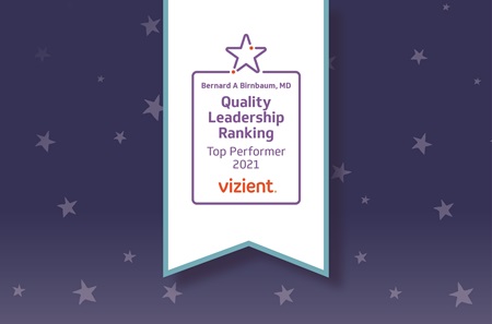 PMC was recognized as a top performer in quality rankings by Vizient Inc., the nation’s largest healthcare performance improvement company.